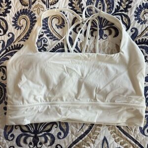 BuffBunny White Revolution Sports Bra XXXL